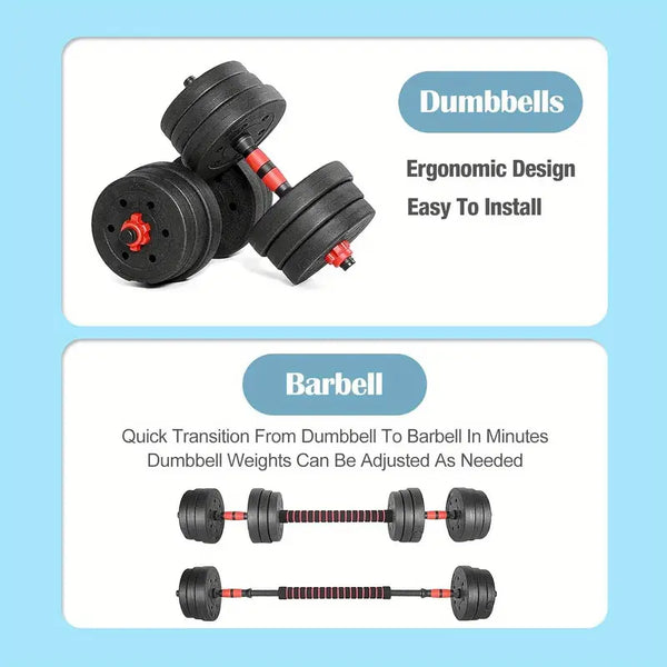 20kg 2-in-1 Dumbbell Set