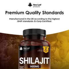 Shilajit Capsules 1400mg UK - High Strength Himalayan | Vegan - The Flash Mart