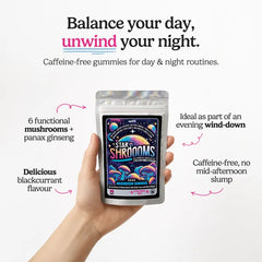 Mushroom Gummies UK - Lions Mane, Reishi & Cordyceps | Vegan - The Flash Mart