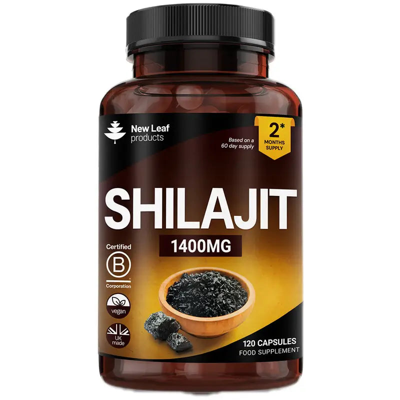Shilajit Capsules 1400mg UK - High Strength Himalayan | Vegan - The Flash Mart