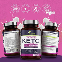 Keto Diet Capsules UK - MCT Oil & Green Tea | Vegan