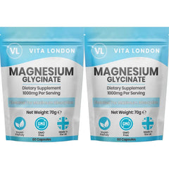 Magnesium Glycinate natural ingredients - highly absorbable chelated magnesium 
