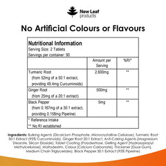 Turmeric Supplements UK - Ginger & Black Pepper | 95% Curcumin - The Flash Mart