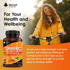 Turmeric Supplements UK - Ginger & Black Pepper | 95% Curcumin - The Flash Mart
