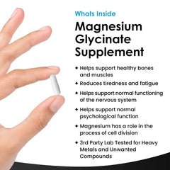 Magnesium Glycinate Capsules UK – Natural Energy & Fatigue Support for Daily Wellness