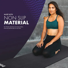 Non-Slip Yoga Mat UK – Ideal for Home Workout, Gym, and Daily Yoga Practice