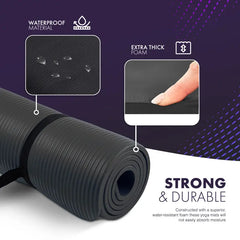 Thick Yoga Mat for Women & Men UK – Soft Supportive Mat for Pilates & Fitness