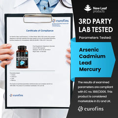 UK Made Magnesium Glycinate – High Quality, Dairy Free, Gluten Free Supplement